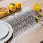 Distressed Placemat Black 6 Pack