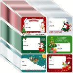 Jolly Christmas Labels: 90 Festive Stickers For Gift Wrapping - Self-adhesive Paper Material