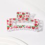 Lovely Strawberry Pattern Printed Hair Claw Clip Cute Hollow Out Hair Grab Clip For Women And Daily Use