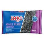 Imbo Whole Black Lentils 500GR