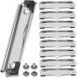 Bulk Clipboard Clips For Classroom 12CM Metal Document Clamps Mountable