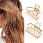 2PCS Exquisite Geometric Hair Clips For Girls Hair Accessories