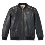 Men’s 120TH Anniversary Leather Jacket – Black Leather
