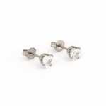 Sensitive Sterling Silver Cubic Zirc Heart