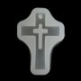 Silcione Mould Clear Cross Pendant 06 / 57X40X8MM