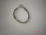 Moss Agate Chip Stone Bracelet