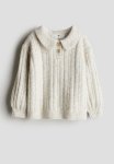 Collared Jumper - Beige