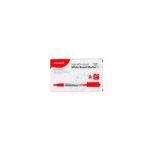 Monami Sigmaflo Liquid 222 Water-based Bullet Tip Marker - Red Box Of 12