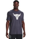 Men's Project Rock Brahma Bull Short Sleeve - Tempered Steel Sm