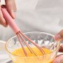 1PC MINI Whisk Silicone Egg Beater Blender Mixer For Blending Whisking Beating And Stirring Baking Tools Kitchen Gadgets Kitchen Accessories