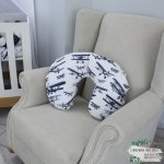 Feeding Pillow Cover Adventure Awaits Simple Airplane Vintage