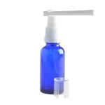 30ML Blue Glass Aromatherapy Bottle With Throat Sprayer 18 65