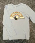 Cotton On Blue Rainbow Long Sleeve T Shirt 6Y