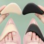 Women's High Heel Cushion Inserts - 1 Pair Of Sponge Forefoot Insoles For Pain Relief Shoe Size Reducer Foot Protector Pads Travel-size Feet Comfort Accessories