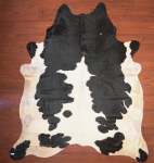 Aa Grade Cow Hide 398 Black white XXL - Extra Extra Large Black white Panelled