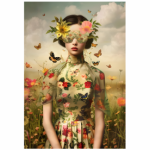 Tear Resistant Deco Print Spring Portrait