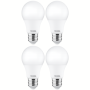 Toshiba E27 A60 LED Light Bulb 9W Cool Daylight 6500K - 4 Pack