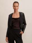 Chloe Pu Waterfall Jacket - 16 Black