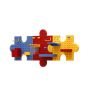 3-PACK Puzzle Pegboard Set - Punch-free Wall Organizer For Home Office