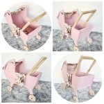 Festive Fever – Wooden Pram With Blanket