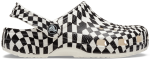 Classic Warped Checker Sandal Kids Age 5+ - White black J6