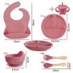 6PC Baby Feeding Set - Purple