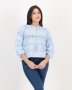 Bardot Blouse Blue