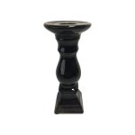 Candlesticks Ceramic STANDBLACKMEDIUM16 6CM