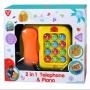 Play Go 2-IN-1 Piano & Telephone