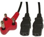 Dedicated Dual Head Standard Computer Power Cable