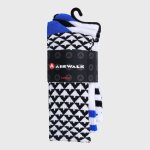 Airwalk 3 Pack Logo Crew Sock Black - L Black