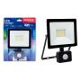 Eurolux 30W LED Floodlight Black With Sensor Blister