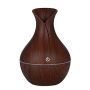 USB LED Deep Wood Grain Ultrasonic Aroma Humidifier