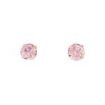 Pink Claw Diamante Stud Earrings - Onesize