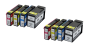 Canon PGI-1400XL /1400/PGI1400 Compatible Ink Cartridges Multipack X 2