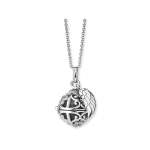 Engelsrufer Necklace Angel Whisperer With Wing Grey