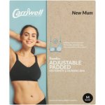 Seamless Padded Nursing Bra Black Xlarge
