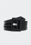 Square Buckle Belt - Black