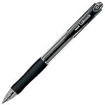 SN-100 Black 0.3MM Fine Ballpoint Pen Retractable Rubber Grip – Each – 41-3910-01