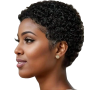 Brazilian Pixie Cut Wig-afro Curly Machine Made Glueless Wig
