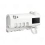 Wall Mounted Toothbrush Holder No Drill Self Adhesive Bathroom Storage Rack