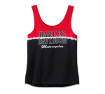 Women’s Red Handed Dip Dye Tank