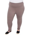 Ladies Ponti Leggings - 60 Taupe