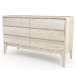 Laila Chest Of 6 Drawers - Ash