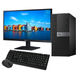Dell Refurbished Refurbished Desktop Bundle 7060 Optiplex Desktop Intel Core I7-8TH Gen 8GB Memory 256GB SSD + 24 Monitor Keyboa