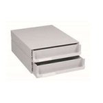 Bantex Texo Modular 2 Drawer Storage System Grey