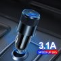 USB C Car Charging Adapter MINI & Metal 3.1A/15W Cigarette Lighter USB Charger Fast Charging Pd Qc 3.0 Usbc Car Phone Charger