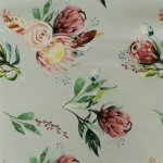Protea With Mint Background Pu Vinyl