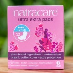 Organic Cotton Ultra Extra Pads Super 10 Natracare