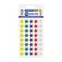 Marlin Self Adhesive Labels - 240 X 5 Colour Stars Gold Silver Red Blue Green Pack Of 10